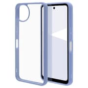 AQUOS Wish5用 ハイブリッドケース FLEXGUARD 衝撃吸収 頑丈 TPU＋PC ブルー×クリア 8817AW5HPBL