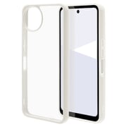 AQUOS Wish5用 ハイブリッドケース FLEXGUARD 衝撃吸収 頑丈 TPU＋PC ホワイト×クリア 8820AW5HPCLWH
