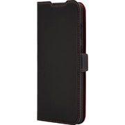 Galaxy A36 5G用 手帳型ケース 薄型 カード入れ スタンド機能 衝撃吸収 シンプル サイドマグネット BK RD 8451GA36BSMBKR