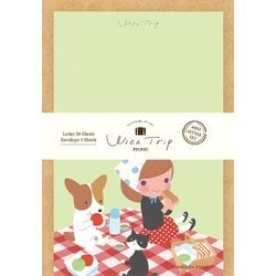 限定 ミニレターセット PICNIC ヨモギ田リョオコWithTrip LT736