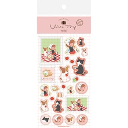 限定 透明シールシート PICNIC ヨモギ田リョオコWithTrip QS311