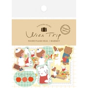 限定 和紙フレークシール MARKET ヨモギ田リョオコWithTrip QSA322