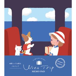 限定 メモパッド WINDOW ヨモギ田リョオコWithTrip LM353