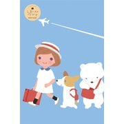 限定 ポストカード DEPARTURE ヨモギ田リョオコWithTrip HJ092