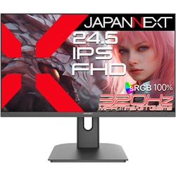 ゲーミングモニター/24.5型/フルHD（1920×1080）/IPS（FFS）パネル/非光沢/HDR対応/320Hz/1ms（MPRT）/HDMI×2 DP×2/スピーカー内蔵/2年保証 JN-IPS245G320F