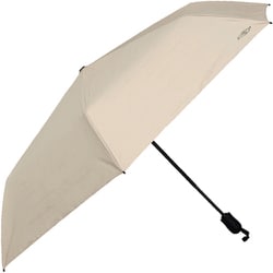 日傘 折りたたみ傘 晴雨兼用 RCP4 軽量 ワンタッチ式折りたたみ傘 49.5cm 自動開閉式 一級遮光 UVカット率99.9％ UPF50＋ 遮熱率55％以上（S55ランク）はっ水加工 ライトベージュ