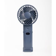 エンドレス使用可 バッテリー2個付きハンディファン ネイビー TKK-BT2HF/NV