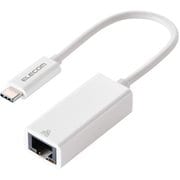 有線LANアダプター USB Type-C 1000Mbps 高速通信 USB3.2 Gen1 ホワイト EDC-GUC3V3-W