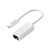 有線LANアダプター USB Type-C 1000Mbps 高速通信 USB3.2 Gen1 ホワイト EDC-GUC3V3-W