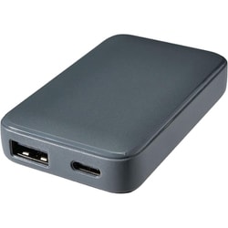 USB急速充電器 フラットUSBアダプター PD（パワーデリバリー）対応30W USB-C×1/USB-A×1 折りたたみ式プラグ GaN採用 グレー UC-23B（GY）