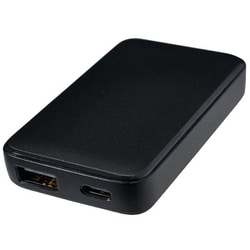 USB急速充電器 フラットUSBアダプター PD（パワーデリバリー）対応60W USB-C×1/USB-A×1 折りたたみ式プラグ GaN採用 ブラック UC-26B（BK）