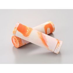 GRIPPY GRIP GG-D-MARBLE（全長125mm） φ25.4ハンドル用 マーブルホワイト/オレンジ 49581