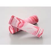 GRIPPY GRIP GG-D-MARBLE(全長125mm) φ25.4ハンドル用 マーブルホワイト/レッド 49579