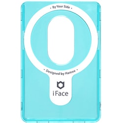 iFace Mag カードW クリア/ブルー 41-973059