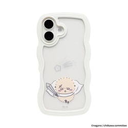 iPhone 16用 うねうねケース ちいかわ WH/ラッコ 661-180314