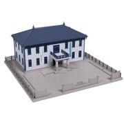 23-459C Nスケール ジオタウン ローカルストラクチャーシリーズ 役場（モノトーン） [鉄道模型用品]