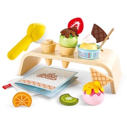 木製玩具 E3217 Hape（ハペ） おままごとアイスクリームショップ