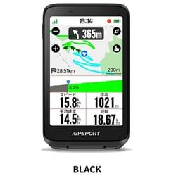自転車用 全域ナビゲーション サイクルコンピューター 3.5インチタッチスクリーン GPS搭載 iClimb pro対応 IPX7 ブラック Binavi_black