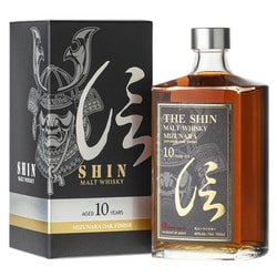 信 ピュアモルトウイスキー10年 ミズナラ 48度 700ml [ウイスキー]