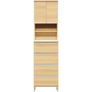 関家具 doi ポケット ランドリー収納 幅50×高さ180cm ハイタイプ ナチュラル 243705