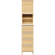 関家具 doi ポケット ランドリー収納 幅40×高さ180cm ハイタイプ ナチュラル 243711