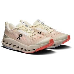 クラウドサーファートレイル2 レディース トレイルランニングシューズ アイボリー/サーモン US8（25cm） 3WF30103297