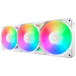 SickleFlow Edge 360 ARGB White Edition PCケースファン 360mm 一体型フレーム ホワイト MFX-B2DW-25TP2-R1
