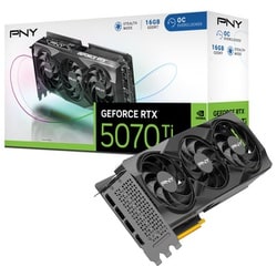 GeFORCE RTX 5070 Ti 16GB Overclocked TripleFan グラフィックボード VCG5070T16TFXPB1-O
