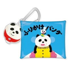 PNO-032 パンダのおさじとふりかけパンダ チャーム付きクリアマルチケース SS