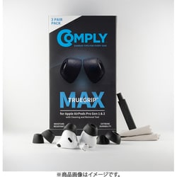 TRUEGRIP MAX for AirPods Pro（エアーポッズプロ） 第1世代＆第2世代専用 3ペア（S） イヤーピース MAX-APP-S-3P-BLK