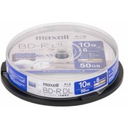 録画用 BD-R DL 1回録画用 片面2層 50GB 1-6倍速 ひろびろワイドレーベルディスク 10枚 スピンドルケース BRV50WPH.10SP