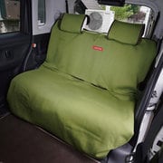 防水カナロア 汎用 シートカバー 後部座席用 ショートタイプ 1列 リア席 ラゲッジマット アイランド・カーキ ZBKW-SWK2