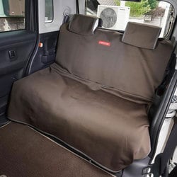 防水カナロア 汎用 シートカバー 後部座席用 ショートタイプ 1列 リア席 ラゲッジマット ブラウン ZBKW-SWK8