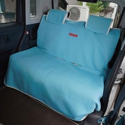 防水カナロア 汎用 シートカバー 後部座席用 ショートタイプ 1列 リア席 ラゲッジマット オフブルー ZBKW-SWK13