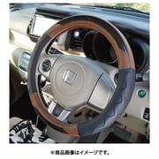 ハンドルカバー 軽自動車 Sサイズ ステアリングカバー o型 d型 ハンドル カバー ブラウン ZXHC-RCB9