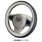バイカラームース ハンドルカバー Sサイズ ハスラー キャンバス ワゴンR アクア ステアリング ブラック ZXHC-BX01