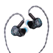 Astral - Blue カナル型 イヤホン ハイブリッドドライバー(1DD+6BA)搭載 KWI037