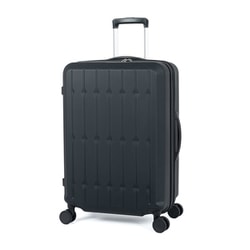 スーツケース ドリンクホルダー付き 旅行日数目安：5～7泊 66L/拡張時76L 拡張機能搭載 ALI-6030SD-24W マットブラック