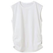 ライトプライムライトフィットタンクトップ レディース フィットネス ヨガ シャツ ホワイト(01) B1953TUB034