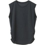 ライトプライムライトフィットタンクトップ レディース フィットネス ヨガ シャツ ブラック(03) B1953TUB034