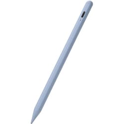 タッチペン スタイラスペン 充電式 USB Type-C 急速充電 磁気吸着 交換用ペン先2個付属 ブルー P-TPACST05BU