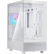 Lucid 04 Micro-ATX ミニタワーケース ホワイト SST-LD04-W-ARGB
