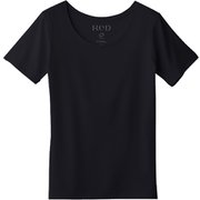ReD バイタルテック Uネック インナーシャツ 半袖 クールタイプ レディース リカバリーウェア ブラック Sサイズ 一般医療機器 VW-AD-03A-S