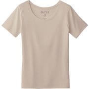 ReD バイタルテック Uネック インナーシャツ 半袖 クールタイプ レディース リカバリーウェア ベージュ LLサイズ 一般医療機器 VW-AD-20D-LL