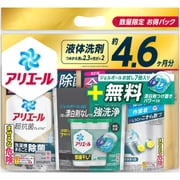 限定 アリエール 超抗菌プレミアム 洗濯槽まるごと除菌 超ウルトラジャンボ 詰め替え 1720g×2袋 + ジェルボール 部屋干し お試し7個入り 数量限定お得パック [洗濯洗剤]