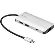 ドッキングステーション USB-C HDMI/USB A×3/LAN/SDカードスロット MACアドレスのパススルー機能 PD85W対応 5Gbps USB-DKM11S