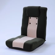 ハイバック座面しっかり座椅子 リクライニング機能 折り畳み式 コンパクト収納 丈夫な素材 TAN-286-BR