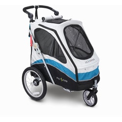 SH-706B [中～大型犬 多頭飼い ペット用 カート 大型3輪バギー ジェットプロ JetPro 適応体重～30kgまで ブルー]