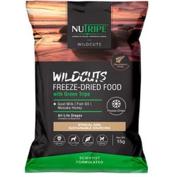 ニュートライプ ワイルドカット フリーズドライ ラムwithグリーントライプ 15g オールライフステージ 総合栄養食 [ドックフード]