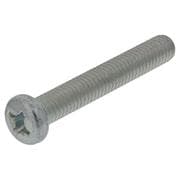 ナベ頭小ねじ（鉄/ユニクロめっき）M6x40 入数4本入 MOJ-345